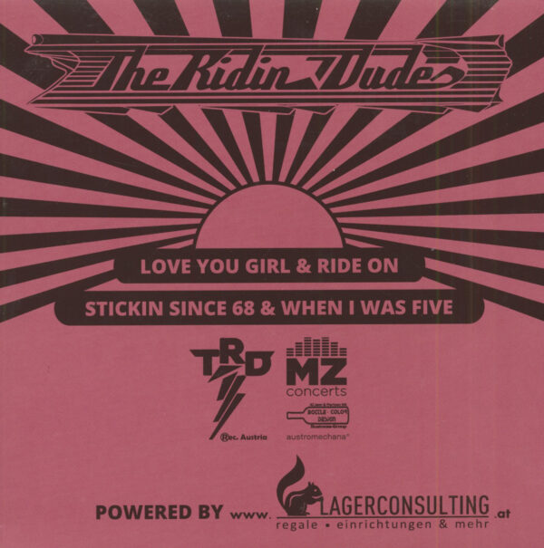 The Ridin' Dudes - Love You Girl (7inch