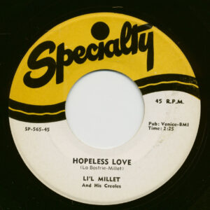 Li'l Millet - Rich Woman - Hopeless Love (7inch