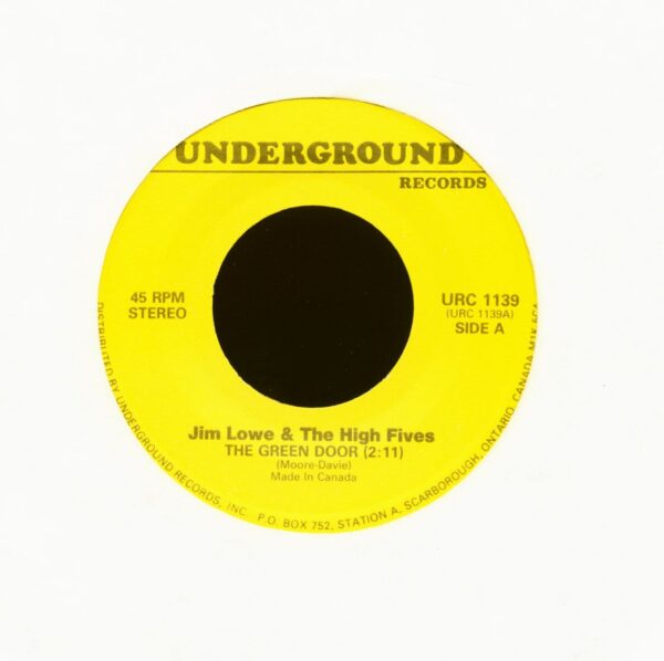 Jim Lowe & The High Fives / Bobby Hamilton - The Green Door - Crazy Eyes For You (7inch