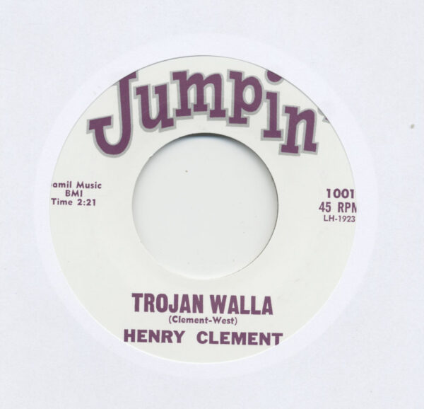 Henry Clement - Trojan Walla - Trojan's Walla (7inch