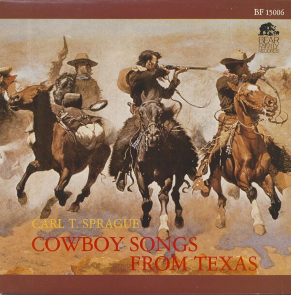 Carl T. Sprague - Cowboy Songs From Texas (LP)