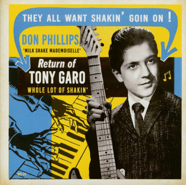 Tony Gardo & Don Phillips - Whole Lot Of Shakin' - Milk Shake Mademoiselle (7inch