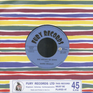 Mario Bradley - Boppin' To Grandfather's Clock - She Breaks Me Down (7inch