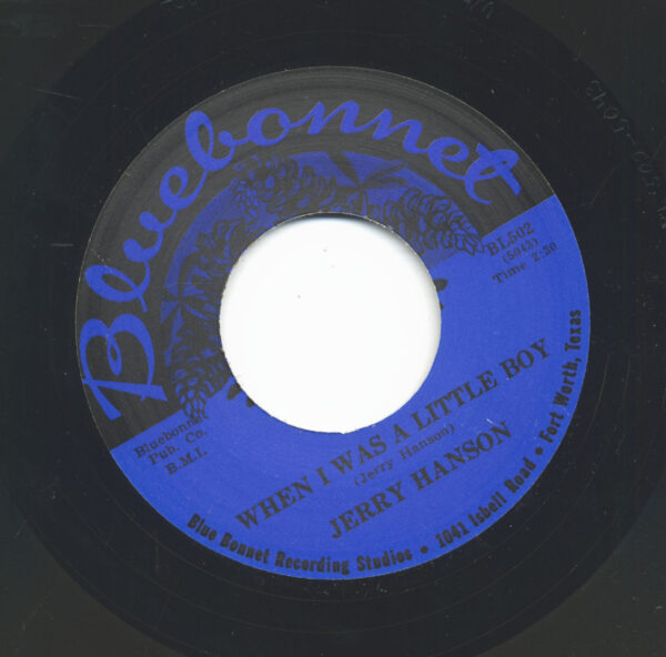 Jerry Hanson - When I Was A Little Boy - If You Could Only Love Me (7inch