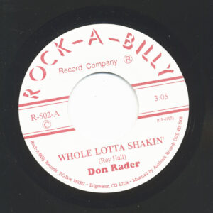 Don Rader - Whole Lotta Shakin' - Goodbye