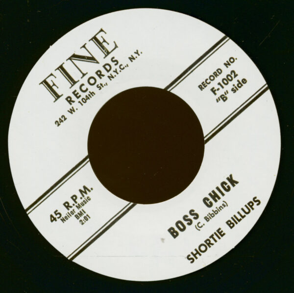 Shortie Billups - Why Can't You Be True - Boss Chick (7inch