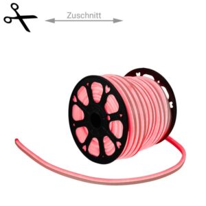 LED Lichtschlauch NEON FLEX 230V Slim - ROT - 100cm Zuschnitt - Anf...