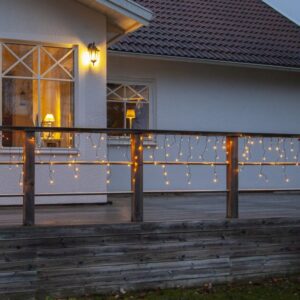 LED Lichtvorhang Eisregen - GOLDEN LED Serie - 240 ultra warmweiße ...