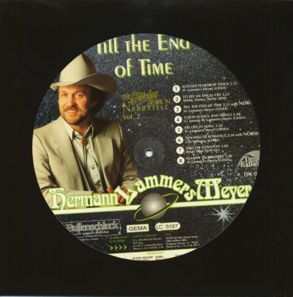 Hermann Lammers Meyer - Till The End Of Time - The Starday Nashville Session Vol.2 (LP