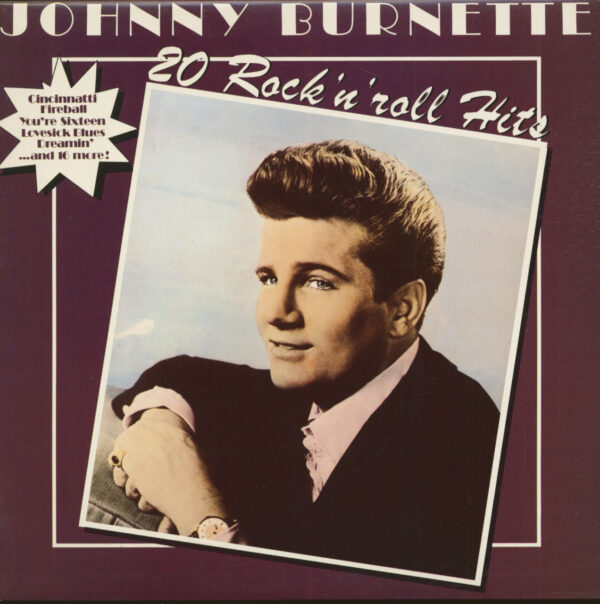 Johnny Burnette - 20 Rock & Roll Hits - Vinyl LP (New Zealand)