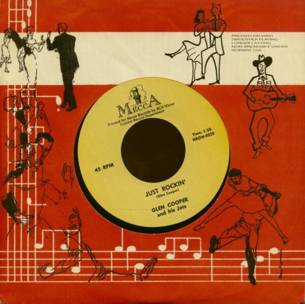 Glen Cooper - Just Rockin' - These Blues Are Driving (7inch