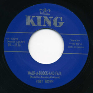 Red McAllister / Piney Brown - Eggs And Grits - Walk-A-Block-And-Fall 7inch