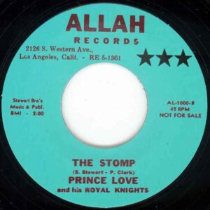 Prince Love - The Stomp b-w Don't Want No War 7inch