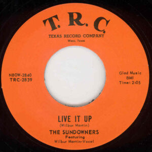 Sundowners - Live It Up - Our Last Date 7inch