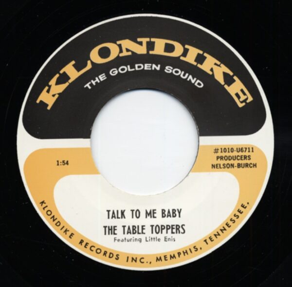 Table Toppers - Talk To Me Baby b-w Baby In Blue 7inch