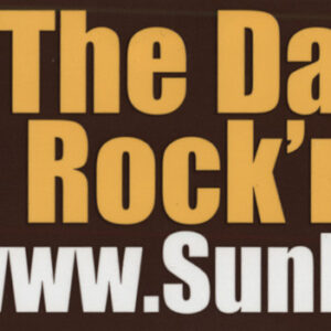 Sun Records - The Dawn Of R&R - Bumper Sticker 25x7.5 cm