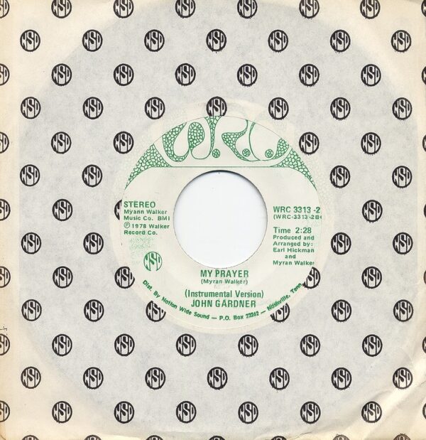 John Gardner - My Prayer 7inch