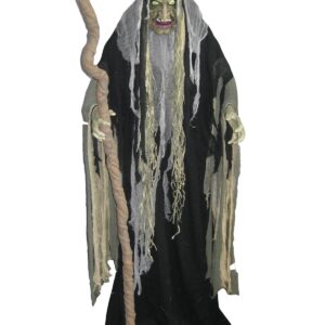 Hellxunar - der Höllenfürst - bewegte Halloween Figur - 153cm zum Stellen - LED Effekte & Geräusche