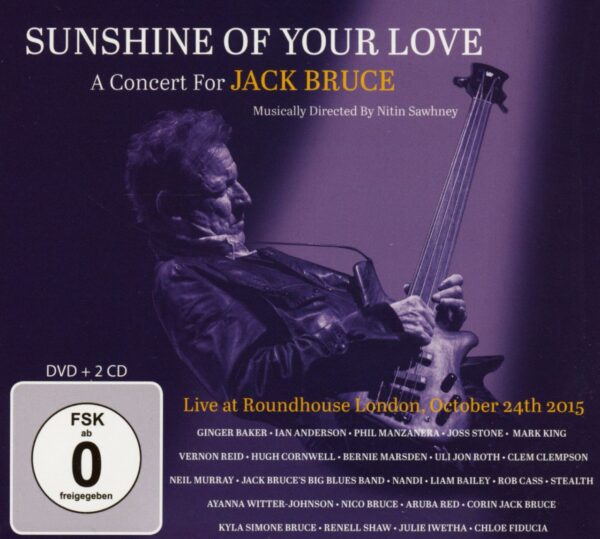 Various - Sunshine Of Your Love - A Concert For Jack Bruce (2-CD & DVD)