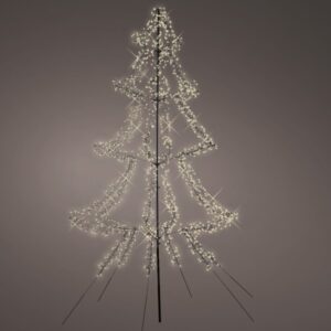 LED Lichterbaum - Weihnachtsbaum - 1800 funkelnde LED - H: 3m - Tim...