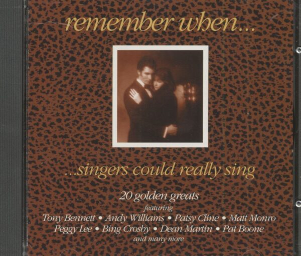 Various - Remember When ... Singers Could Really Sing - 20 Golden Greats (CD)