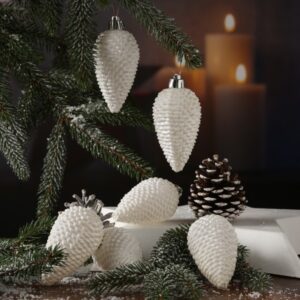 Christbaumschmuck ZAPFEN - Weihnachtsbaumschmuck - bruchfest - glit...