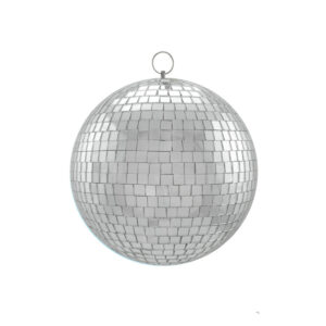 Spiegelkugel 20cm - Discokugel - Echtglas - 7x7mm Spiegel PREMIUM - silber