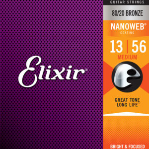 Saitensatz Elixir 11102 Nanoweb 80/20 Medium