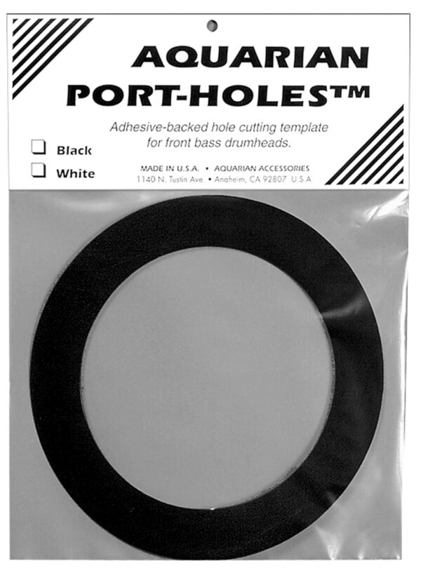 Resonanzloch - Verstärkung Aquarian Bass Drum Port Hole 5" schwarz