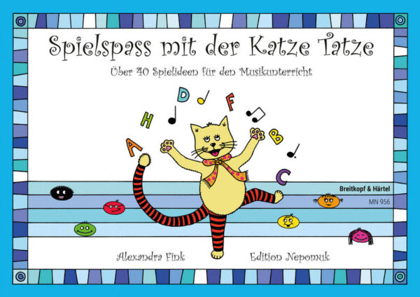 Notenrätsel Spielspass mit der Katze Tatze