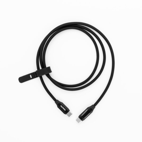 USB-C Stromkabel MyVolts Step Up Liquorice Black