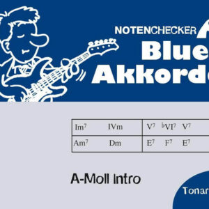 Fächer Notenchecker - Blues Akkorde