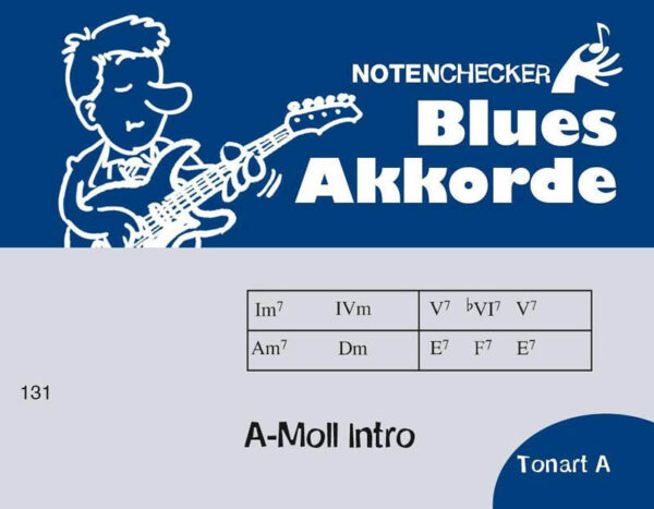 Fächer Notenchecker - Blues Akkorde