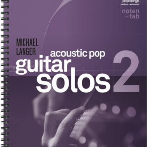 Songbook Gitarre Acoustic Pop Guitar Solos 2