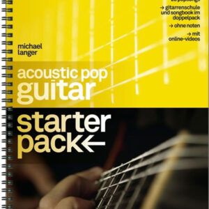 Gitarrenschule und Songbook Acoustic Pop Guitar - Starterpack - Git...